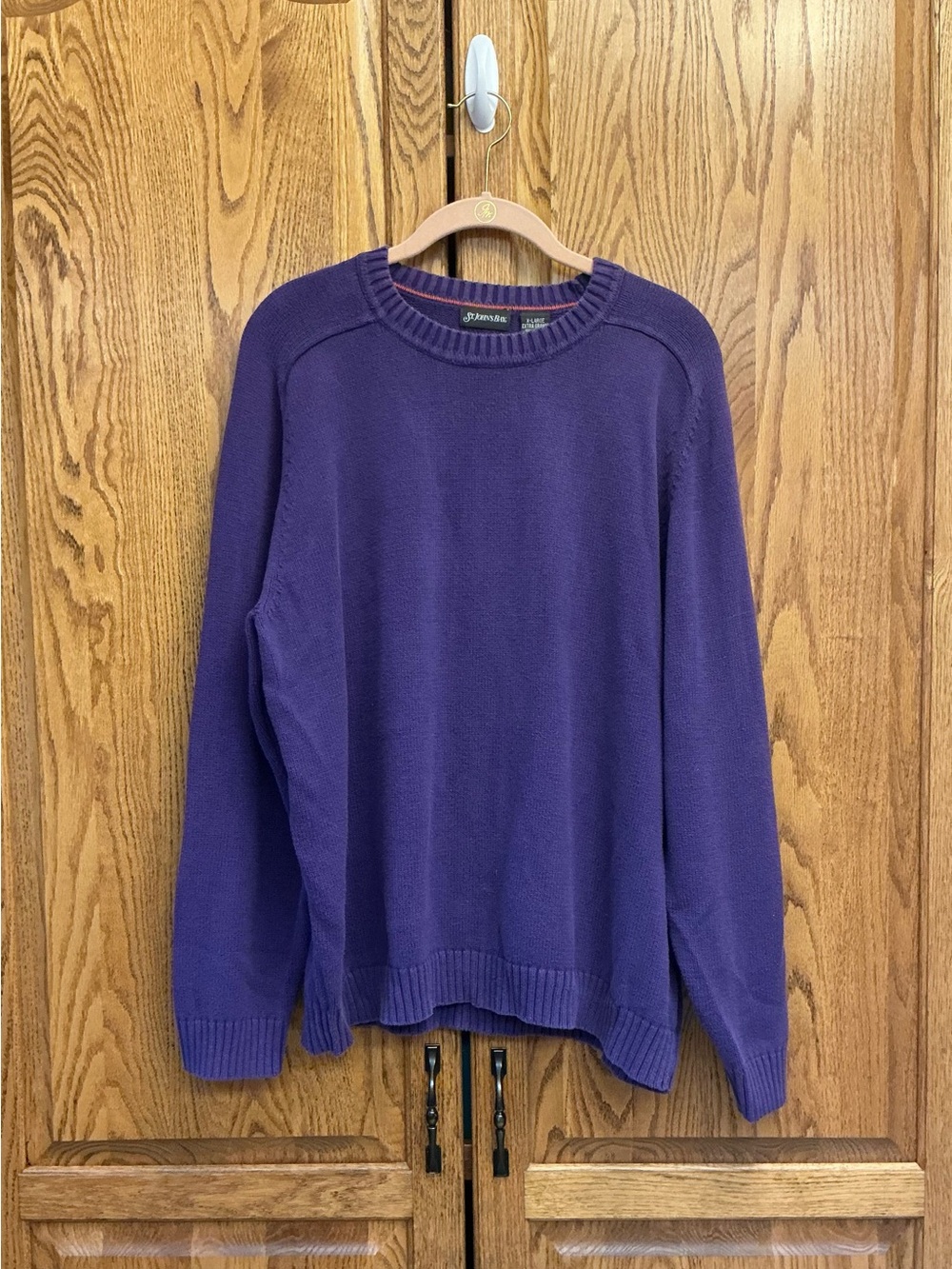 St. John's Bay Men's Purple Sweater  XL Vintage 90’s